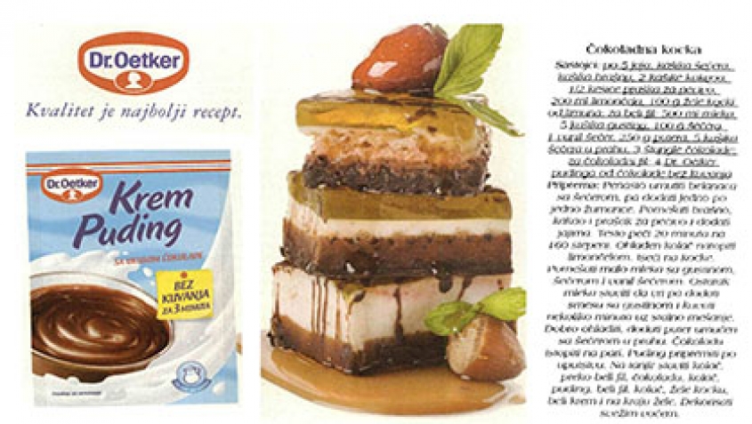 Recepti sa Dr.Oetker krem pudingom bez kuvanja