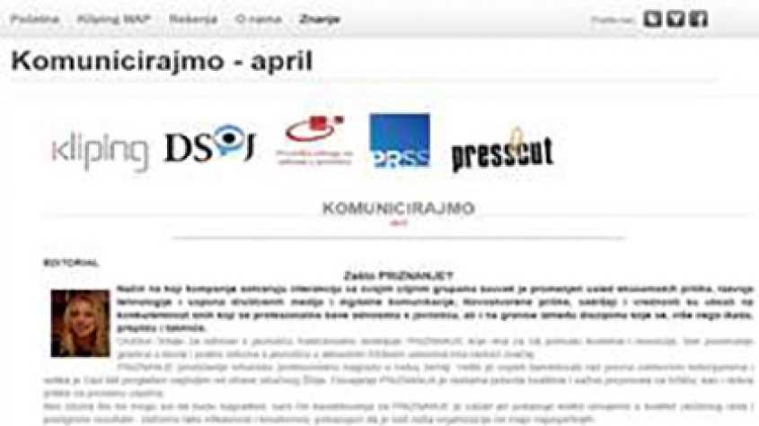 Chapter 4 Serbia in Regional Newsletter on PR