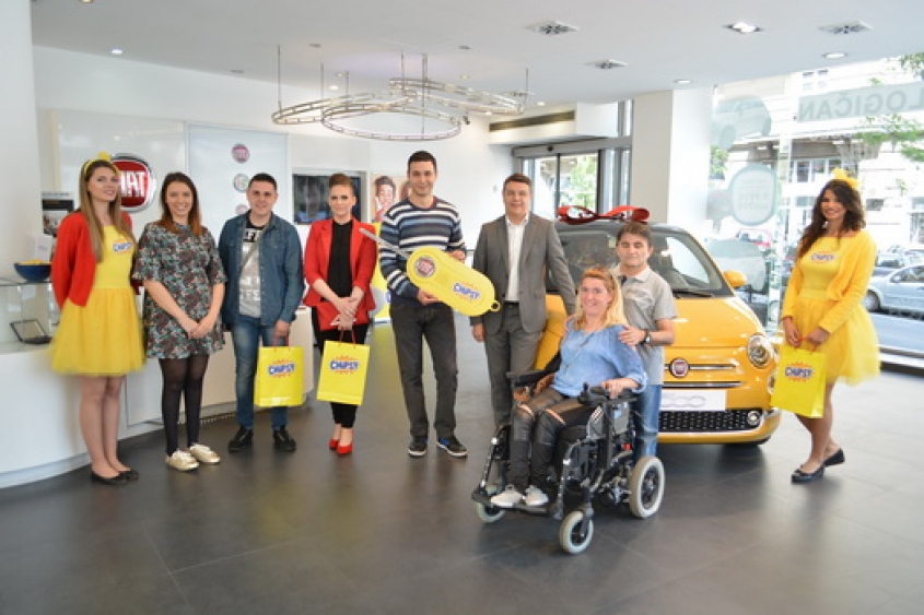 Fiat 500 handed to the lucky winner from Belgrade