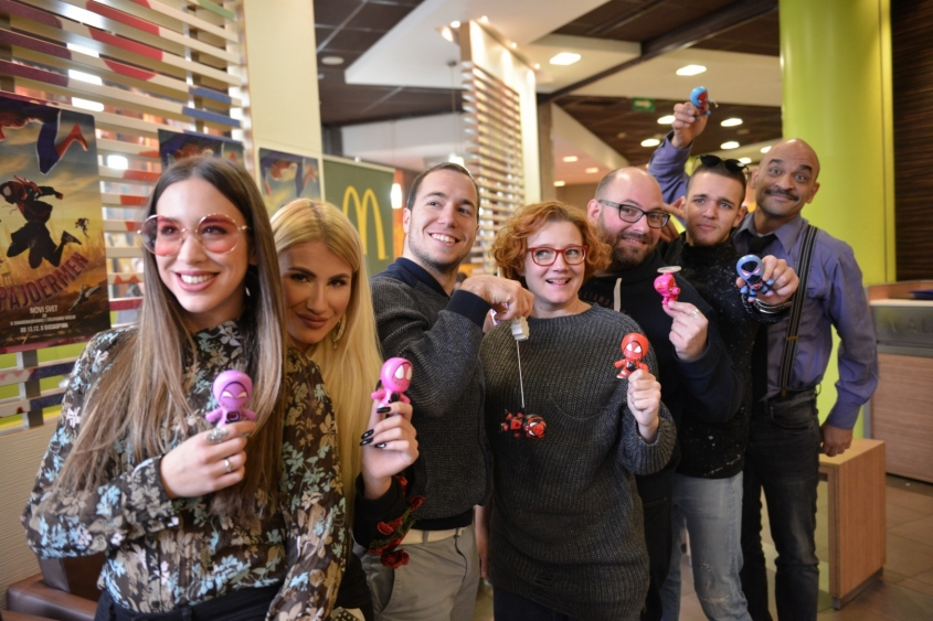 Toys inspired with Spiderman movie in Happy Meal offer