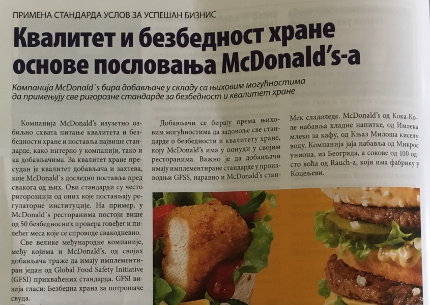 Our client in the media