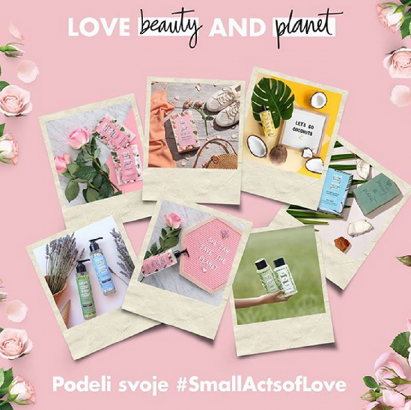 Join the #SmallActsofLove movement to win Love Beauty and Planet products