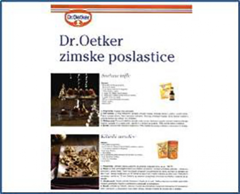 Dr.Oetker zimske poslastice