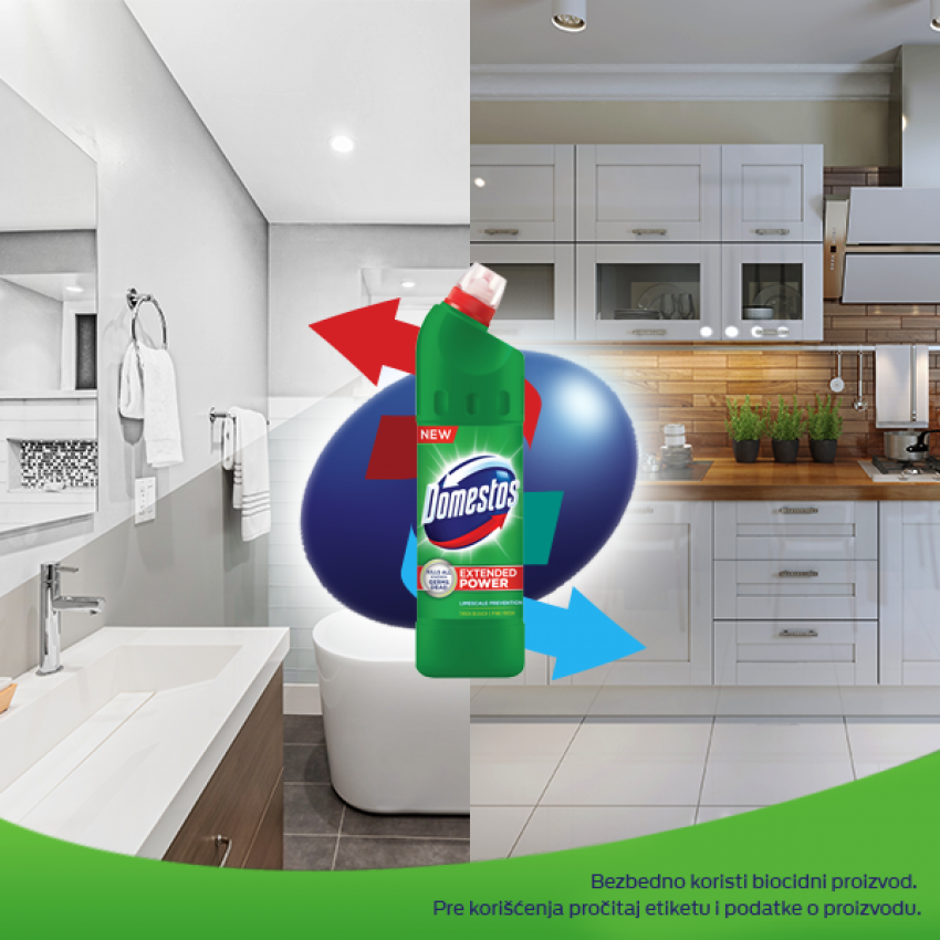 Did you know how to properly use Domestos?