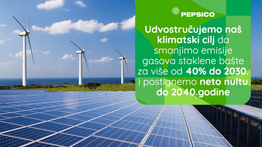 PepsiCo has doubled its goal of reducing the impact of climate change