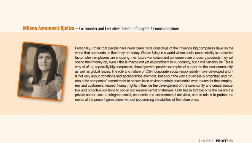 What does corporate social responsibility mean to you and what is it based on?
