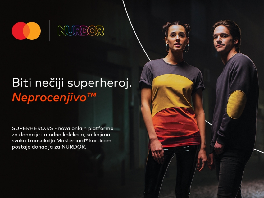 Mastercard supported NURDOR with a new online donation platform and fashion collection