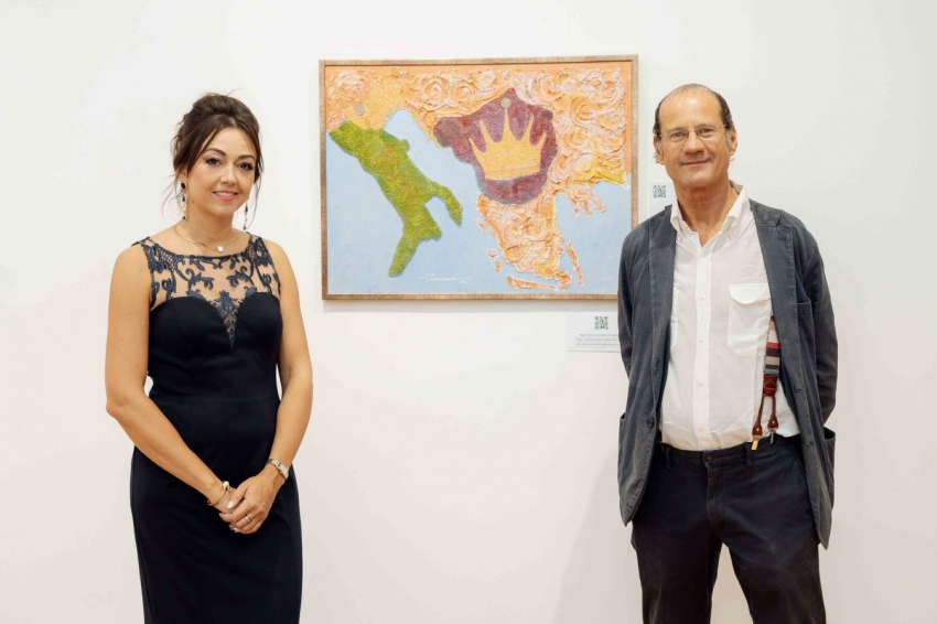 The exhibition "Maps" by artist Jelena Borovčanin officially opened