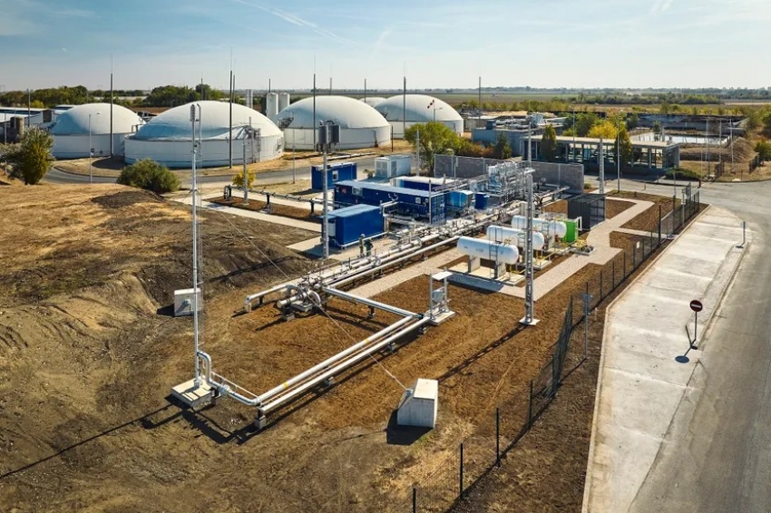 MOL Group inaugurated its first biomethane plant in Szarvas